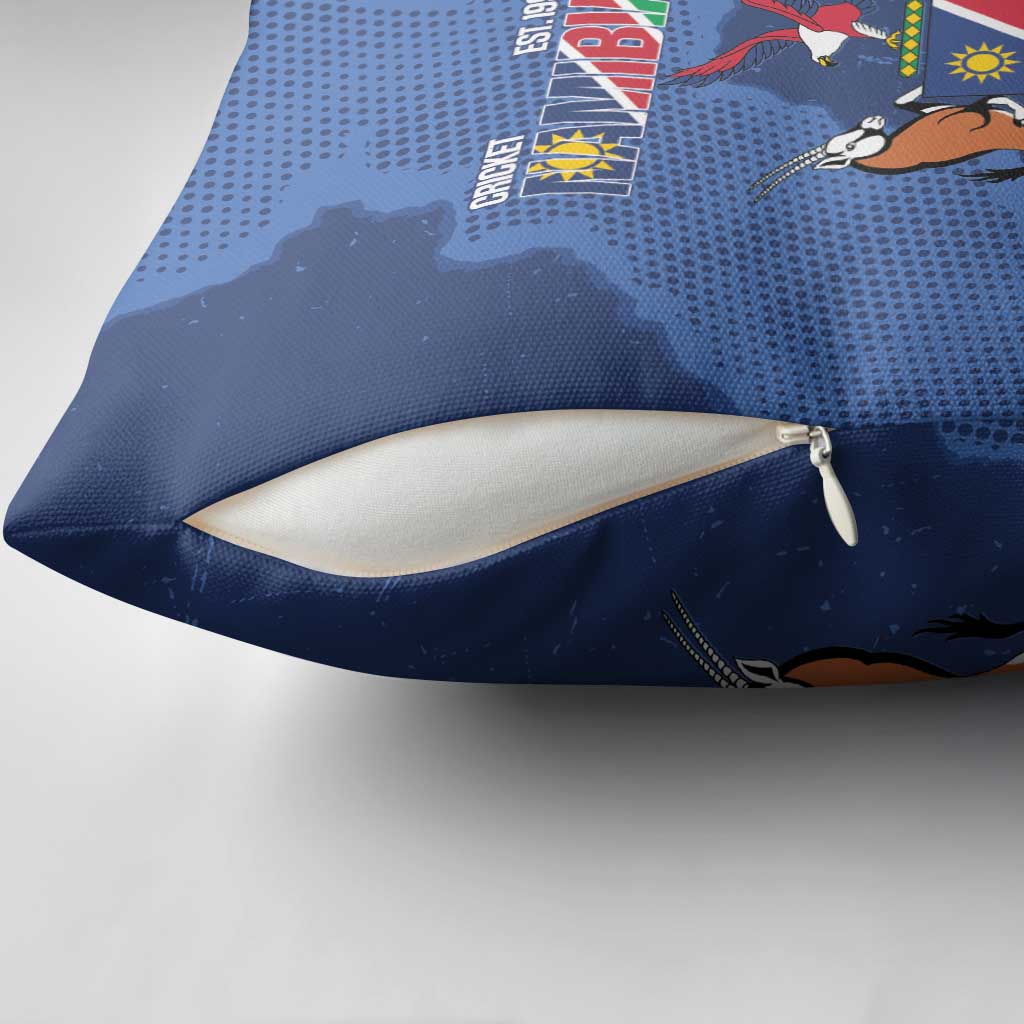 Custom Namibia Cricket Pillow Cover Go Eagles Est 1992 - Wonder Print Shop