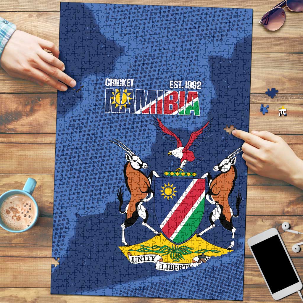 Custom Namibia Cricket Puzzle Go Eagles Est 1992 - Wonder Print Shop