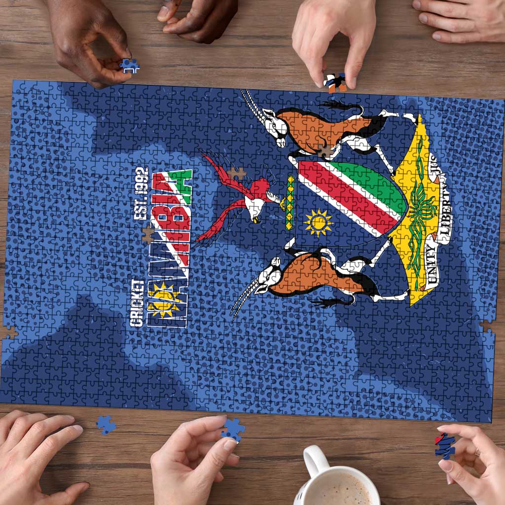 Custom Namibia Cricket Puzzle Go Eagles Est 1992 - Wonder Print Shop