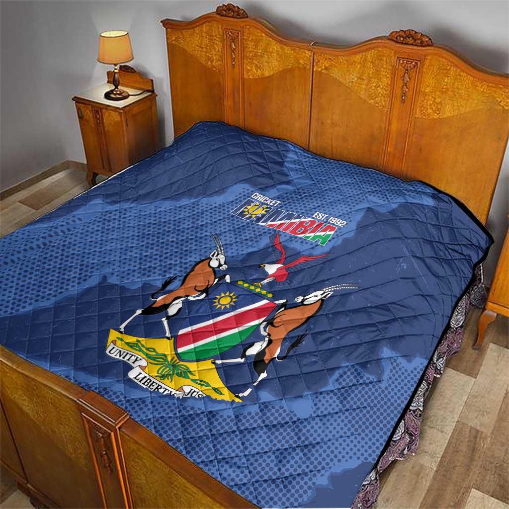 Custom Namibia Cricket Quilt Go Eagles Est 1992 - Wonder Print Shop