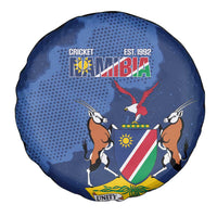 Custom Namibia Cricket Spare Tire Cover Go Eagles Est 1992 - Wonder Print Shop