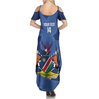 Custom Namibia Cricket Summer Maxi Dress Go Eagles Est 1992 - Wonder Print Shop
