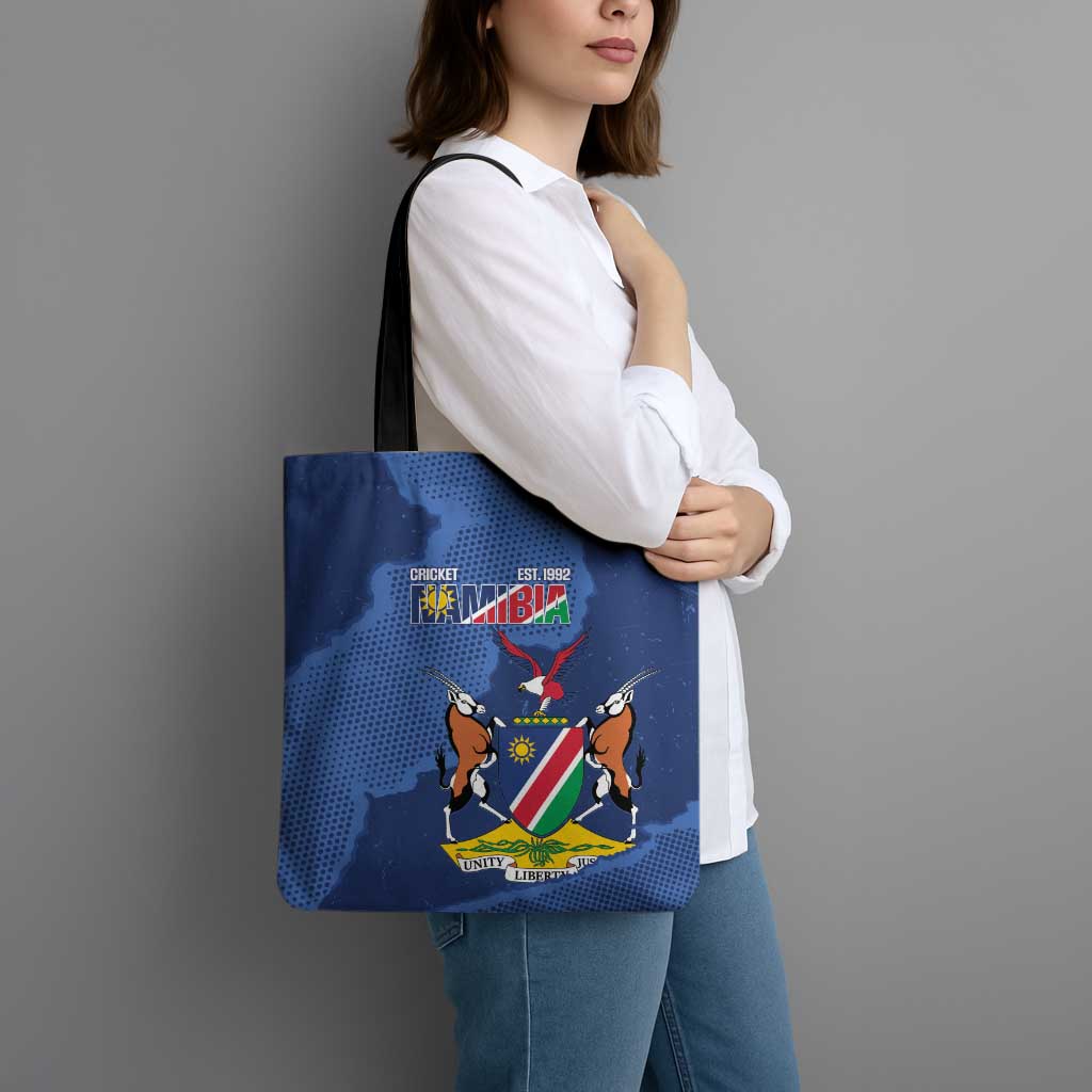Custom Namibia Cricket Tote Bag Go Eagles Est 1992 - Wonder Print Shop