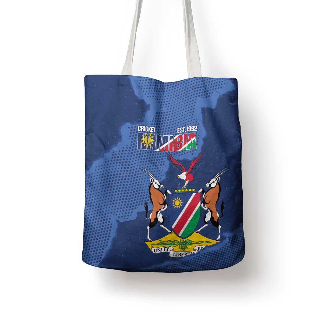 Custom Namibia Cricket Tote Bag Go Eagles Est 1992 - Wonder Print Shop