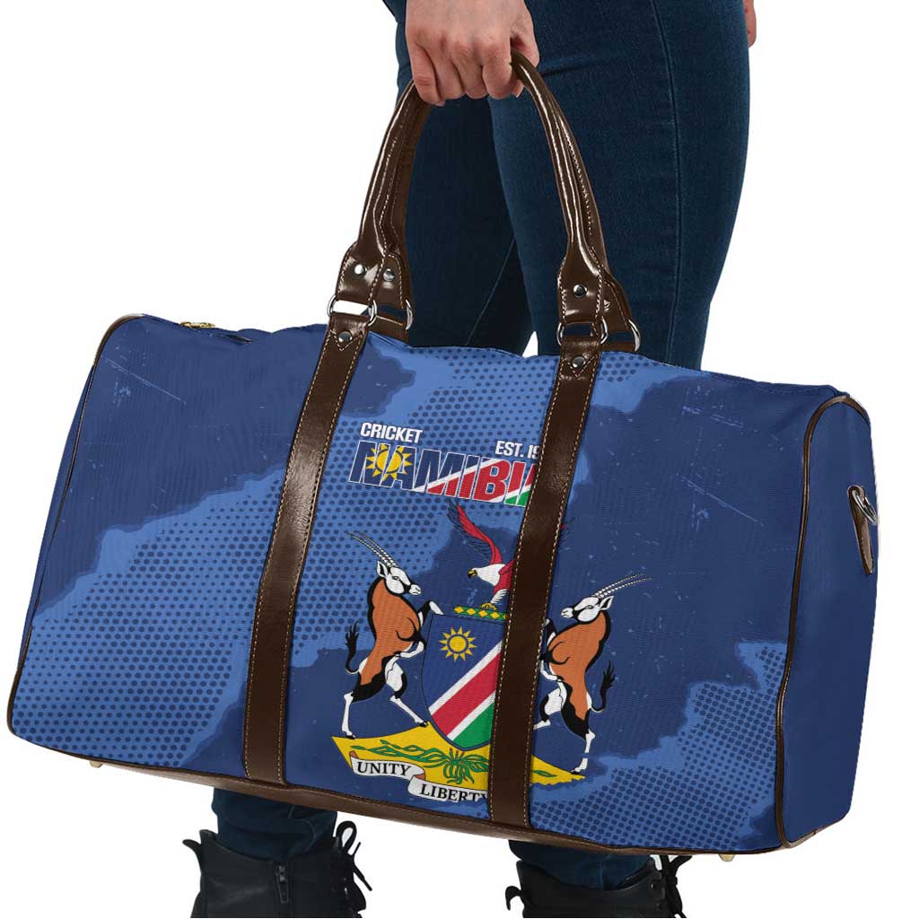 Custom Namibia Cricket Travel Bag Go Eagles Est 1992 - Wonder Print Shop