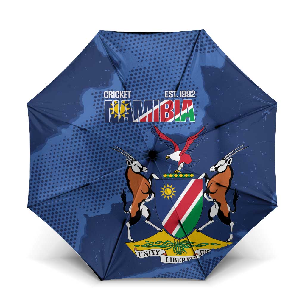 Custom Namibia Cricket Umbrella Go Eagles Est 1992 - Wonder Print Shop