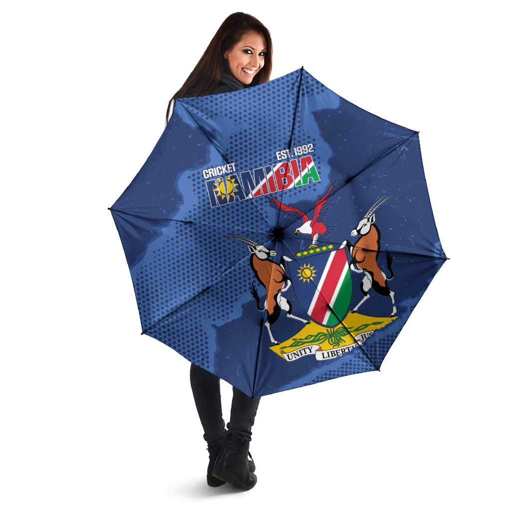 Custom Namibia Cricket Umbrella Go Eagles Est 1992 - Wonder Print Shop