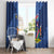 Custom Namibia Cricket Window Curtain Go Eagles Est 1992 - Wonder Print Shop