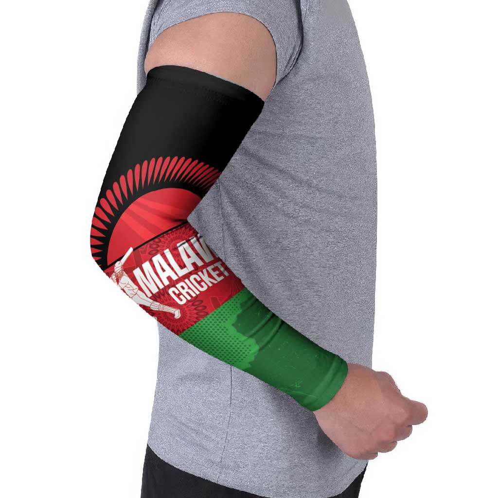 Custom Malawi Cricket Arm Sleeves Go Champions Flag Style - Wonder Print Shop