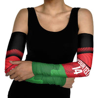 Custom Malawi Cricket Arm Sleeves Go Champions Flag Style - Wonder Print Shop