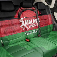 Custom Malawi Cricket Back Car Seat Cover Go Champions Flag Style - Wonder Print Shop