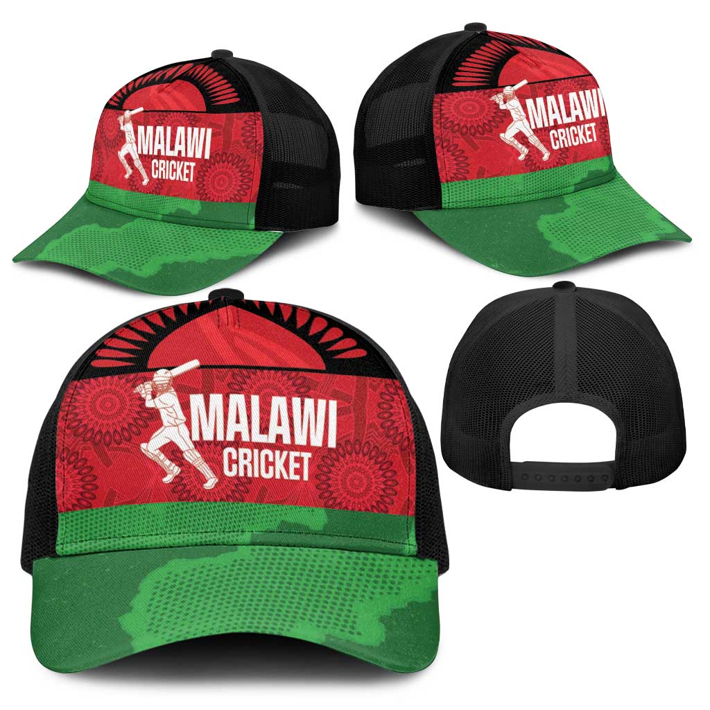 Malawi Cricket Baseball Net Cap Go Champions Flag Style - Wonder Print Shop