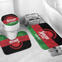 Custom Malawi Cricket Bathroom Set Go Champions Flag Style - Wonder Print Shop