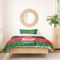 Custom Malawi Cricket Bedding Set Go Champions Flag Style - Wonder Print Shop