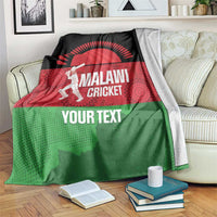 Custom Malawi Cricket Blanket Go Champions Flag Style - Wonder Print Shop