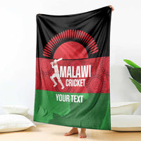 Custom Malawi Cricket Blanket Go Champions Flag Style - Wonder Print Shop