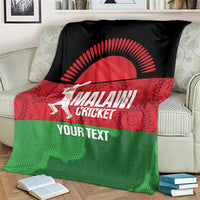 Custom Malawi Cricket Blanket Go Champions Flag Style - Wonder Print Shop