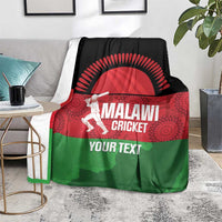 Custom Malawi Cricket Blanket Go Champions Flag Style - Wonder Print Shop