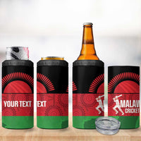 Custom Malawi Cricket 4 in 1 Can Cooler Tumbler Go Champions Flag Style - Wonder Print Shop