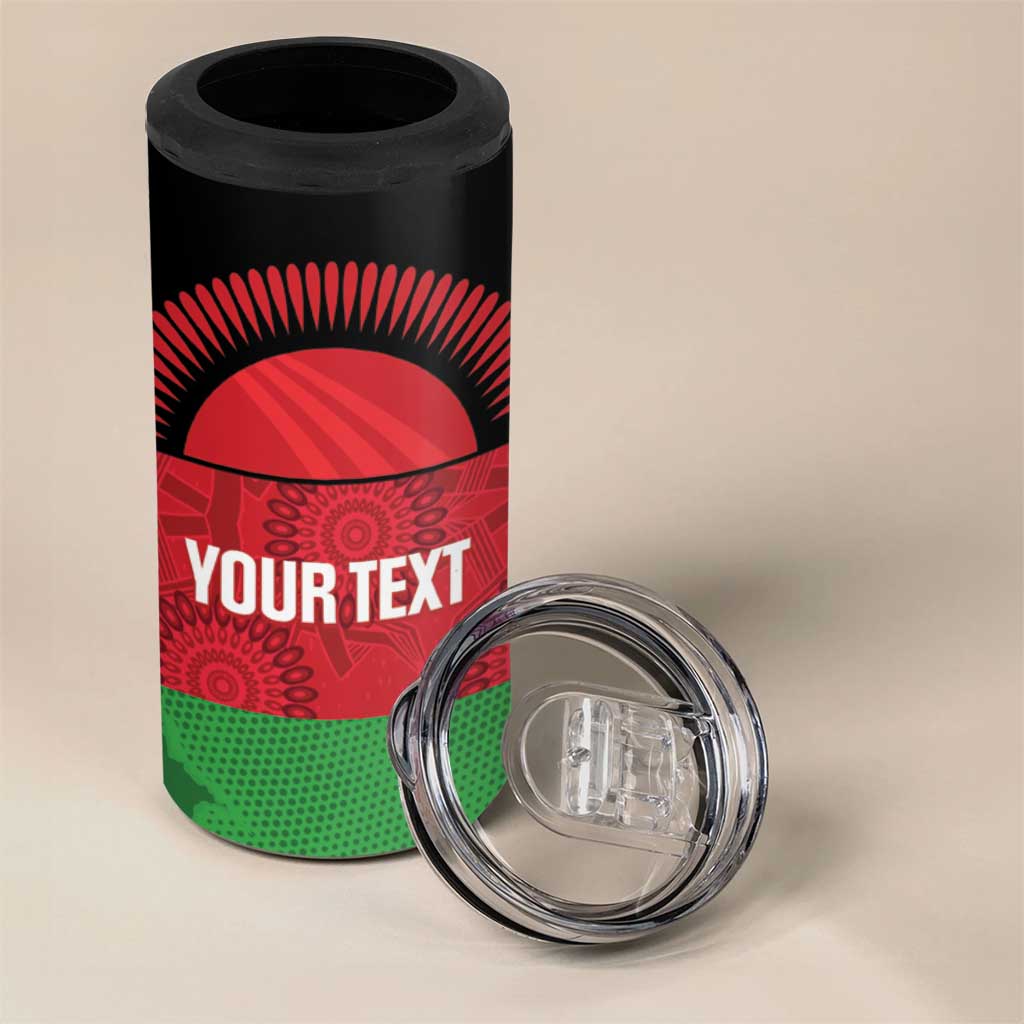Custom Malawi Cricket 4 in 1 Can Cooler Tumbler Go Champions Flag Style - Wonder Print Shop