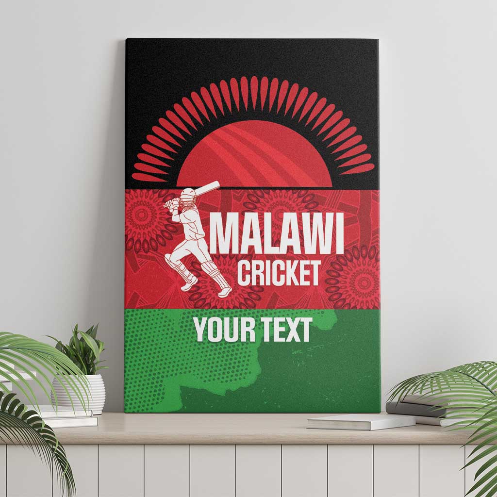 Custom Malawi Cricket Canvas Wall Art Go Champions Flag Style - Wonder Print Shop
