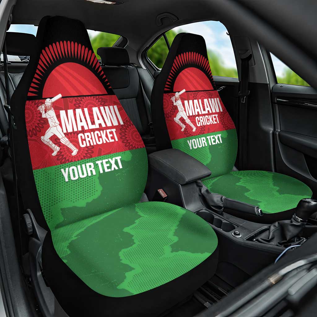 Custom Malawi Cricket Car Seat Cover Go Champions Flag Style - Wonder Print Shop
