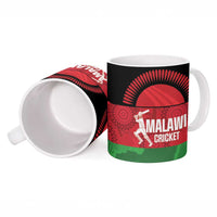 Custom Malawi Cricket Ceramic Mug Go Champions Flag Style - Wonder Print Shop
