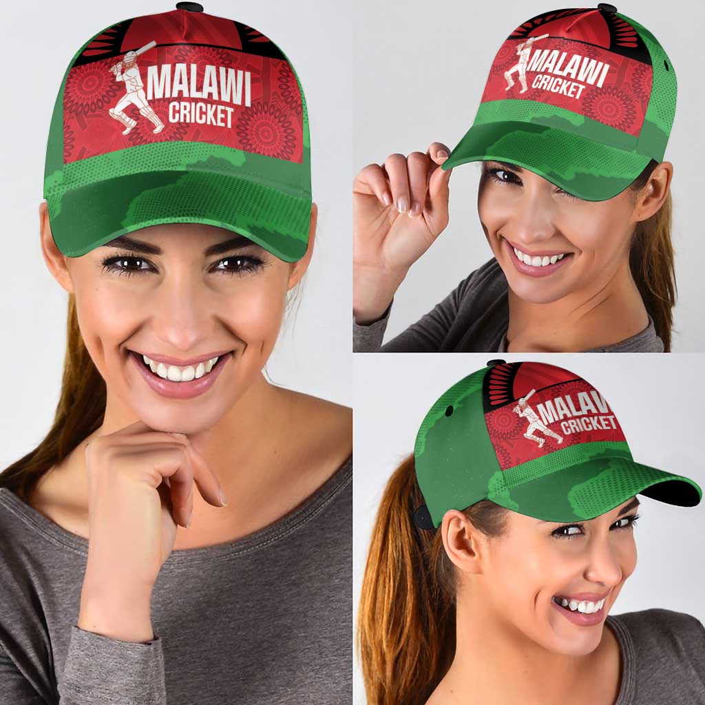 Malawi Cricket Classic Cap Go Champions Flag Style - Wonder Print Shop