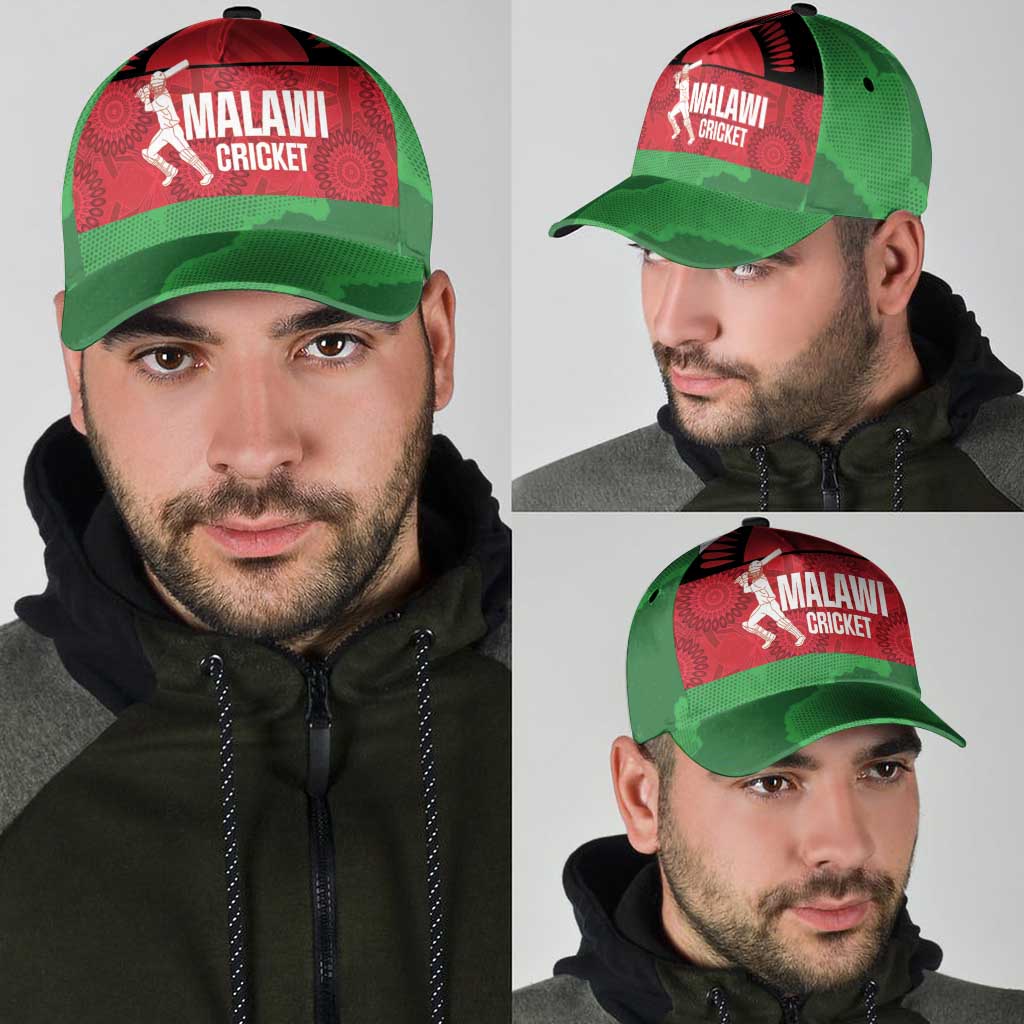 Malawi Cricket Classic Cap Go Champions Flag Style - Wonder Print Shop