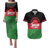 Custom Malawi Cricket Couples Matching Puletasi and Hawaiian Shirt Go Champions Flag Style - Wonder Print Shop