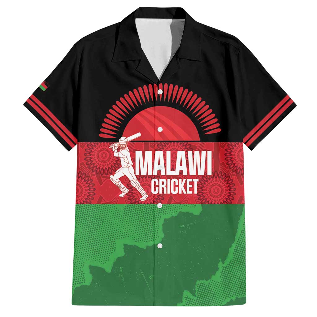 Custom Malawi Cricket Family Matching Long Sleeve Bodycon Dress and Hawaiian Shirt Go Champions Flag Style - Wonder Print Shop