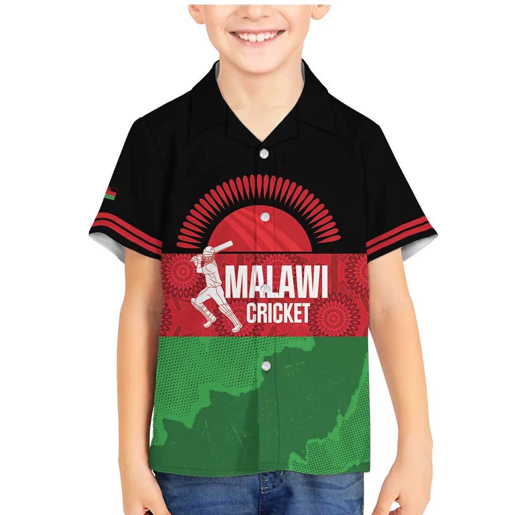 Custom Malawi Cricket Family Matching Mermaid Dress and Hawaiian Shirt Go Champions Flag Style - Wonder Print Shop