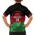 Custom Malawi Cricket Family Matching Off The Shoulder Long Sleeve Dress and Hawaiian Shirt Go Champions Flag Style - Wonder Print Shop