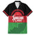 Custom Malawi Cricket Family Matching Off The Shoulder Long Sleeve Dress and Hawaiian Shirt Go Champions Flag Style - Wonder Print Shop