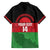 Custom Malawi Cricket Family Matching Off The Shoulder Long Sleeve Dress and Hawaiian Shirt Go Champions Flag Style - Wonder Print Shop