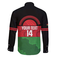 Custom Malawi Cricket Family Matching Off The Shoulder Long Sleeve Dress and Hawaiian Shirt Go Champions Flag Style - Wonder Print Shop