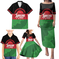 Custom Malawi Cricket Family Matching Puletasi and Hawaiian Shirt Go Champions Flag Style - Wonder Print Shop