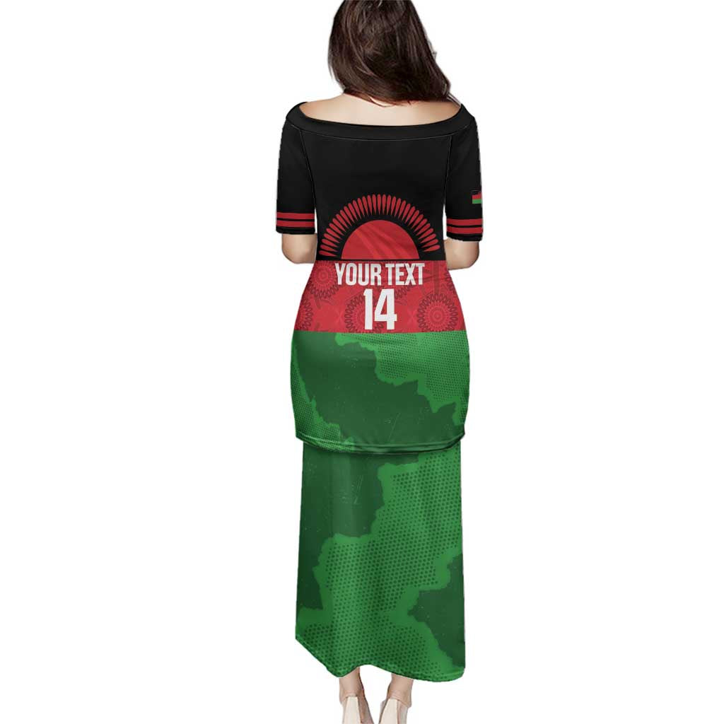 Custom Malawi Cricket Family Matching Puletasi and Hawaiian Shirt Go Champions Flag Style - Wonder Print Shop