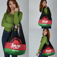 Custom Malawi Cricket Grocery Bag Go Champions Flag Style - Wonder Print Shop