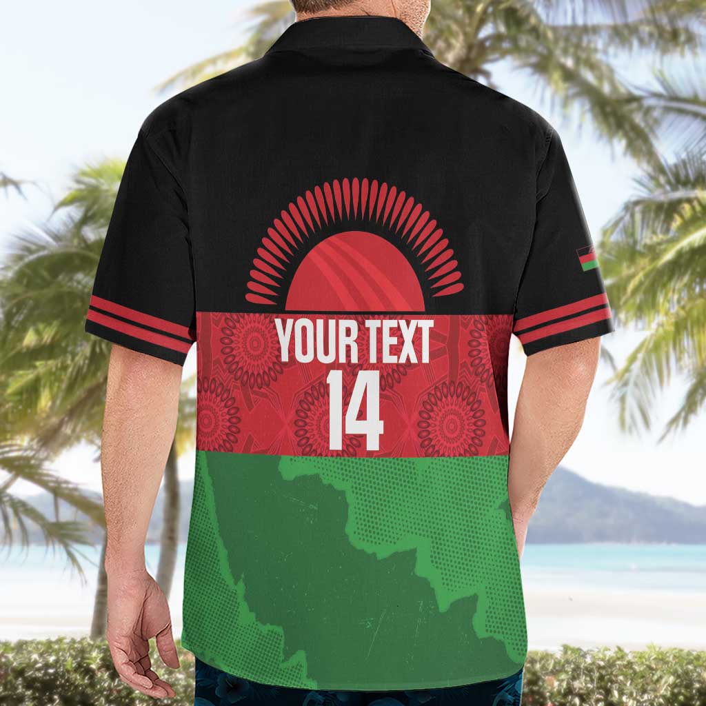 Custom Malawi Cricket Hawaiian Shirt Go Champions Flag Style - Wonder Print Shop