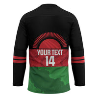 Custom Malawi Cricket Hockey Jersey Go Champions Flag Style - Wonder Print Shop