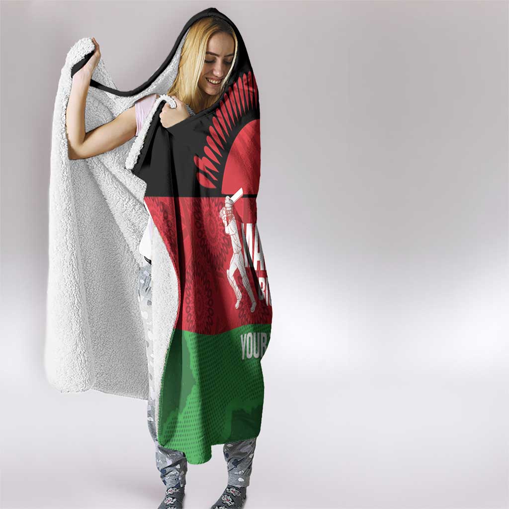Custom Malawi Cricket Hooded Blanket Go Champions Flag Style - Wonder Print Shop