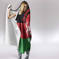 Custom Malawi Cricket Hooded Blanket Go Champions Flag Style - Wonder Print Shop