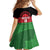 Custom Malawi Cricket Kid Short Sleeve Dress Go Champions Flag Style - Wonder Print Shop