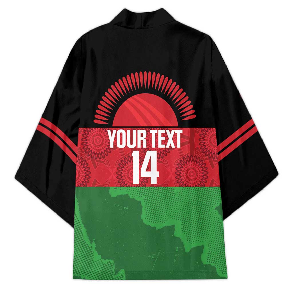 Custom Malawi Cricket Kimono Go Champions Flag Style - Wonder Print Shop