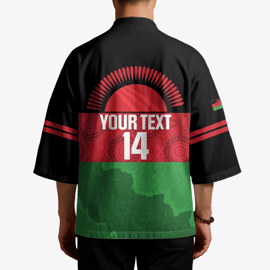 Custom Malawi Cricket Kimono Go Champions Flag Style - Wonder Print Shop