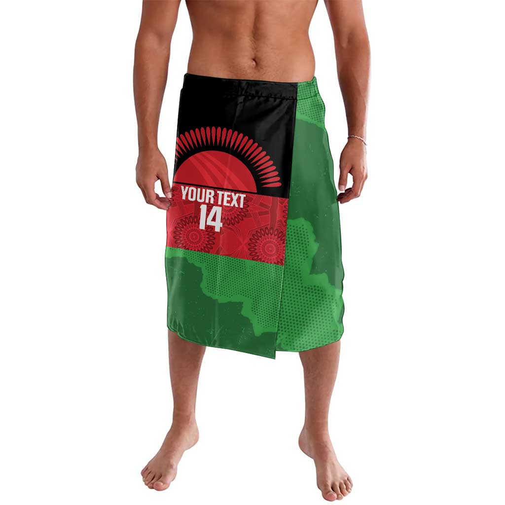 Custom Malawi Cricket Lavalava Go Champions Flag Style - Wonder Print Shop