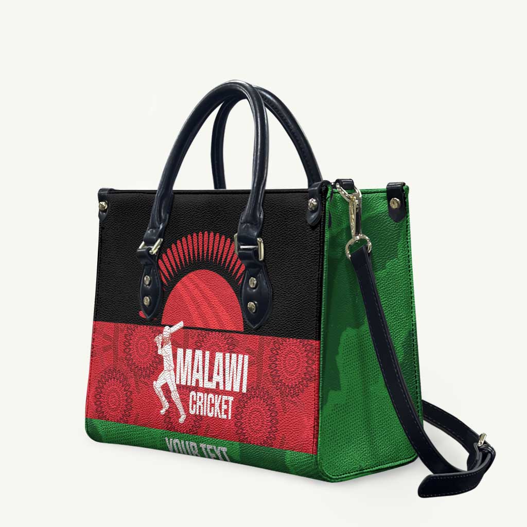 Custom Malawi Cricket Leather Bag Go Champions Flag Style - Wonder Print Shop