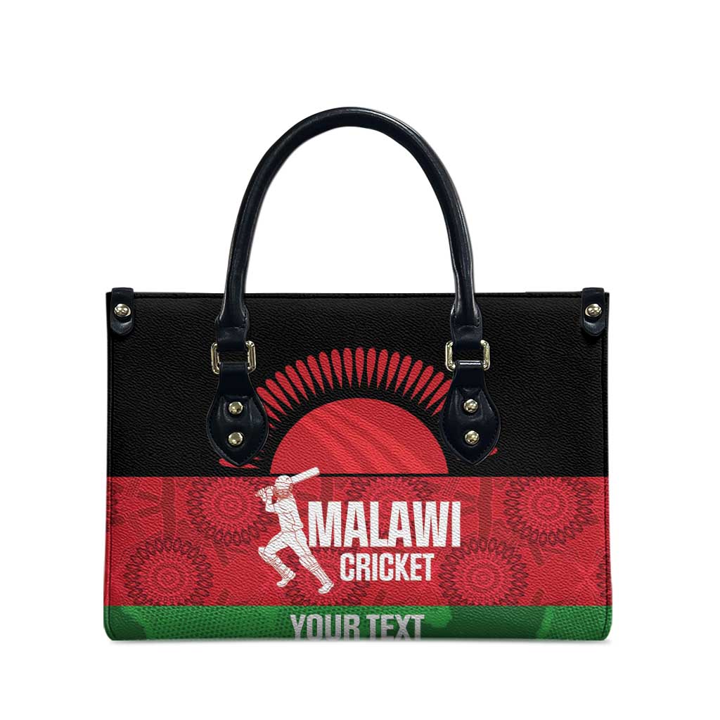 Custom Malawi Cricket Leather Bag Go Champions Flag Style - Wonder Print Shop