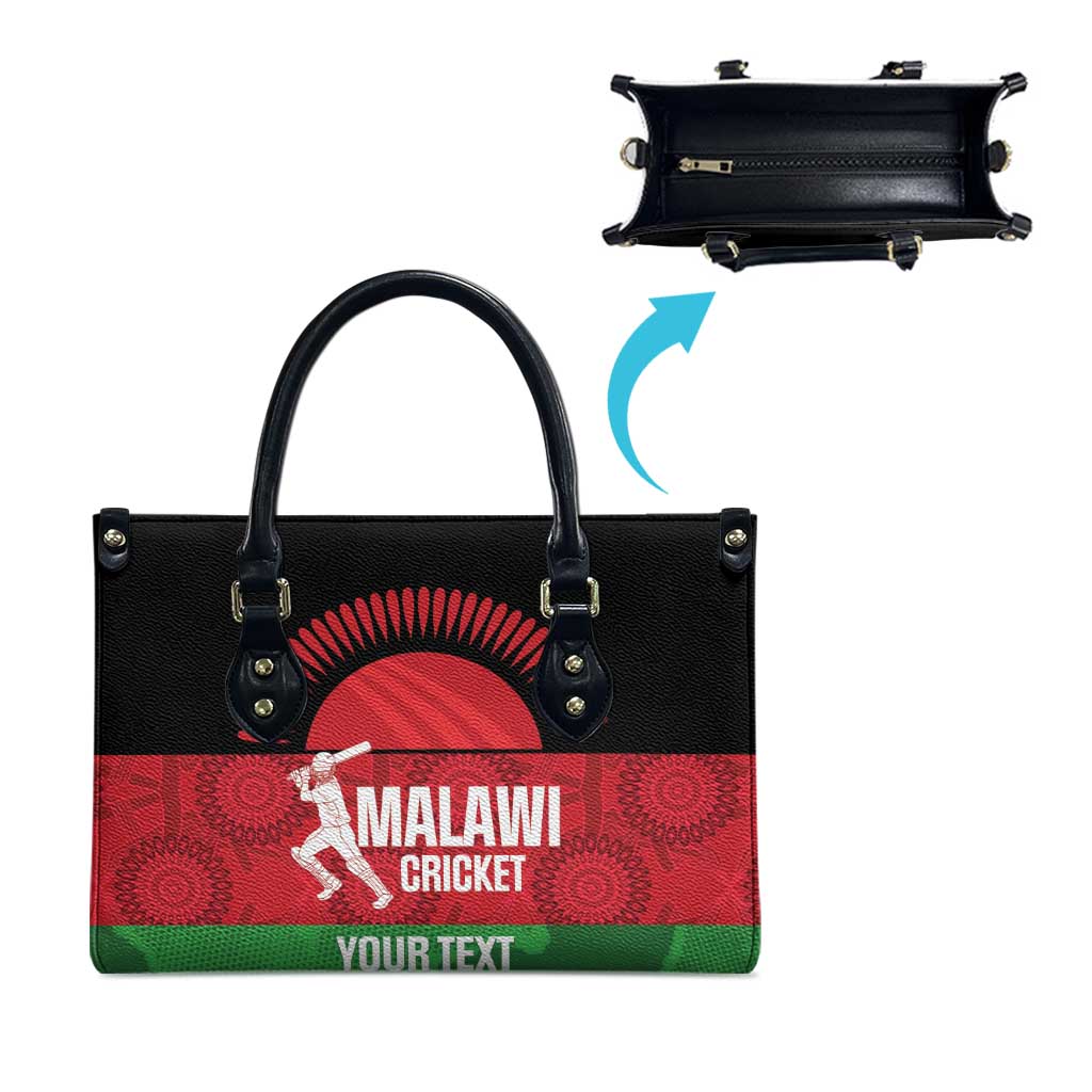 Custom Malawi Cricket Leather Bag Go Champions Flag Style - Wonder Print Shop